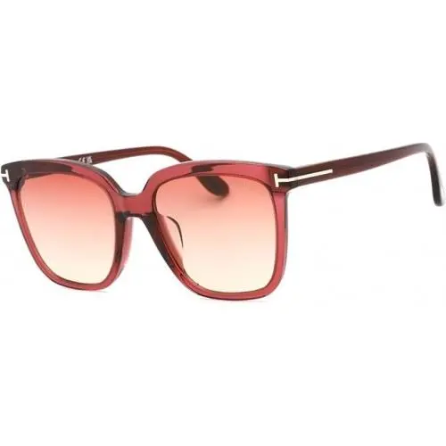 Tom Ford Sunglasses w TF Case - FT0958D 69T - Crystal Bordeaux /pink Fade