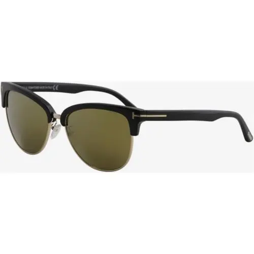 Fany Sunglasses Shy Blk Gold / Gold Mirror 59-16-14 TF368-01G by Tom Ford
