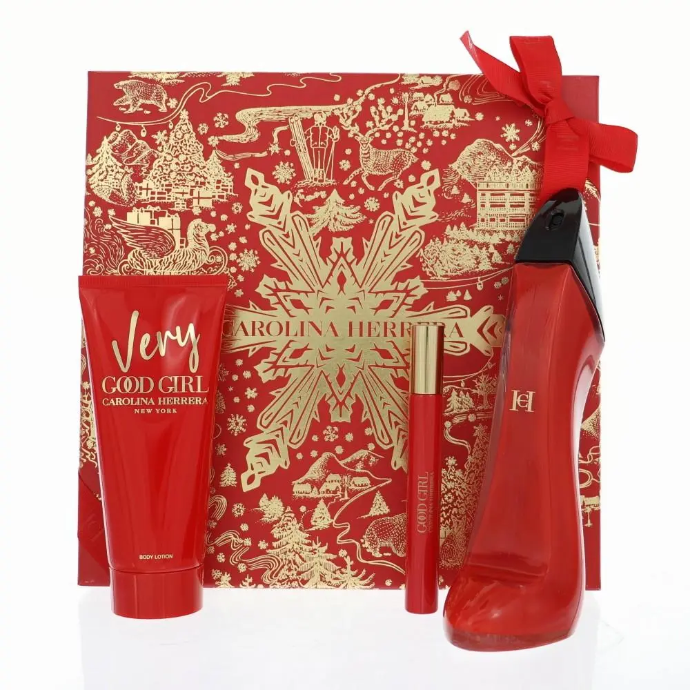 Girl by Carolina Herrera Gift Set For Women 3 Pc Gift Set - 2.7Oz Edp