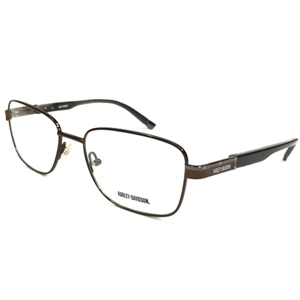 Harley-davidson Eyeglasses Frames HD463 Brn Brown Square Full Rim 54-18-145