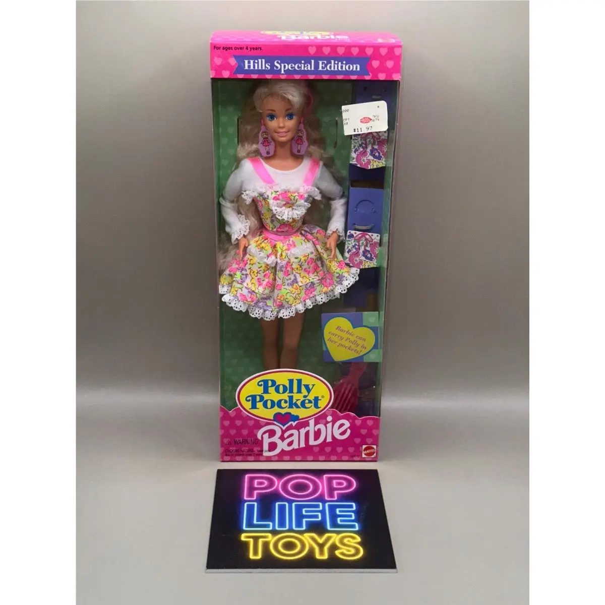 Vintage 1994 Mattel “polly Pocket Barbie” 12412 Nrfb