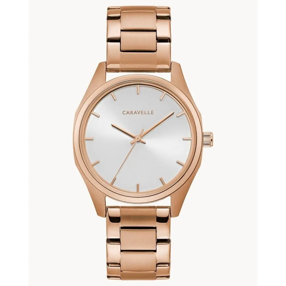 Caravelle by Bulova Women`s Rose Gold Stainless Watch 45L179