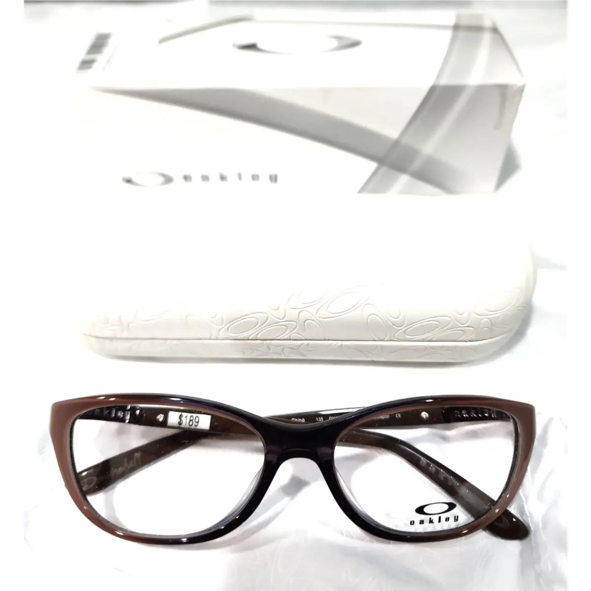 Oakley OX1073-0252 Downshift Mauve Vapor Oval Eyeglasses 52-16 135 Box Case