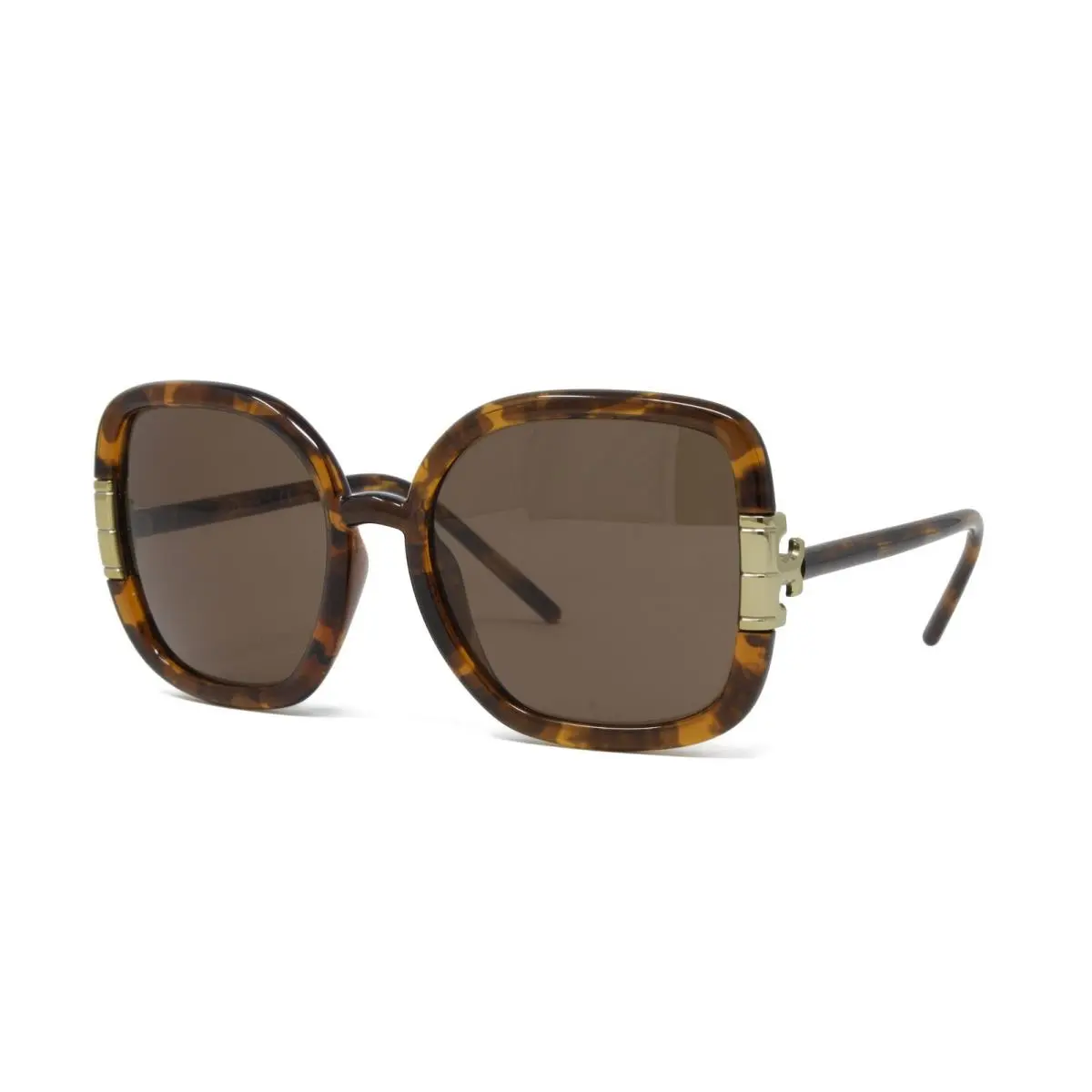 Tory Burch Women`s Sunglasses TY9063U 151973 Dark Tortoise 56mm Square Plastic