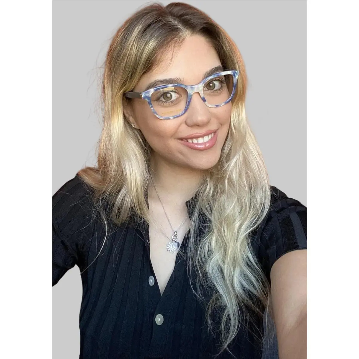 Tory Burch Blue 50mm Rx-able Women`s Eyeglasses Frame