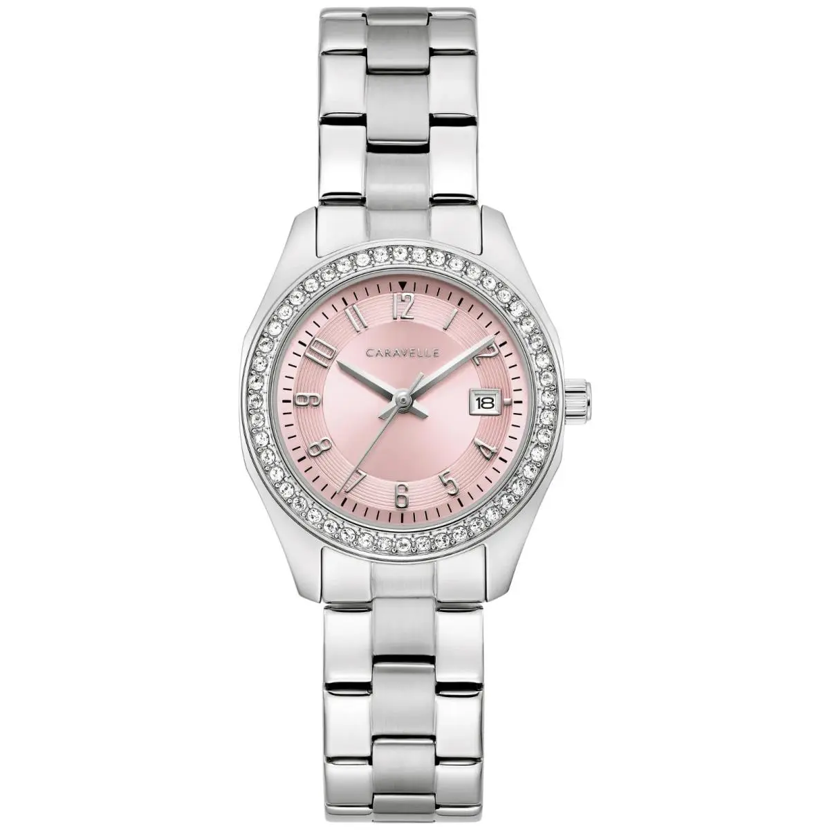 Caravelle By  Womens Silver Tone Stainless Steel Bracelet 43M123 by Bulova