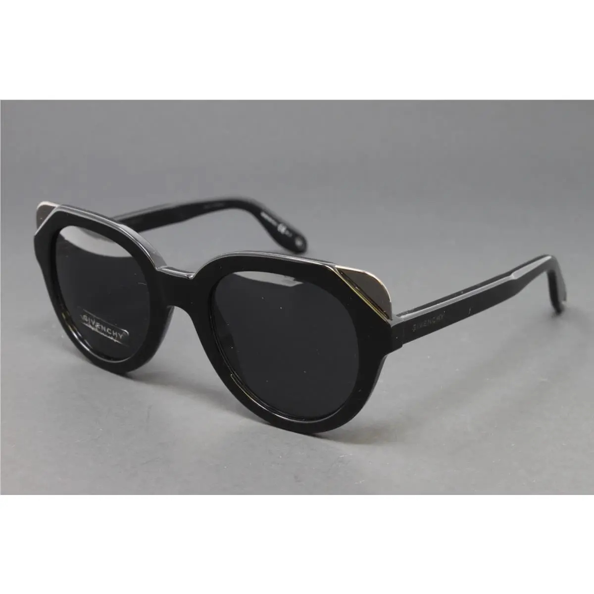 Givenchy Women`s Sunglasses GV7053S 807 Black 50mm Grey Lens Plastic Frame