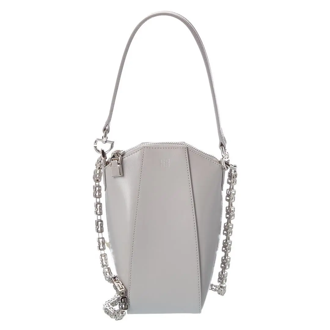 Givenchy Leather Bucket Bag Women`s Grey