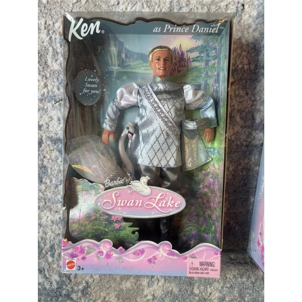 Ken as Prince Daniel Barbie of Swan Lake Doll w/ Swan 2003 Collectors / Movie