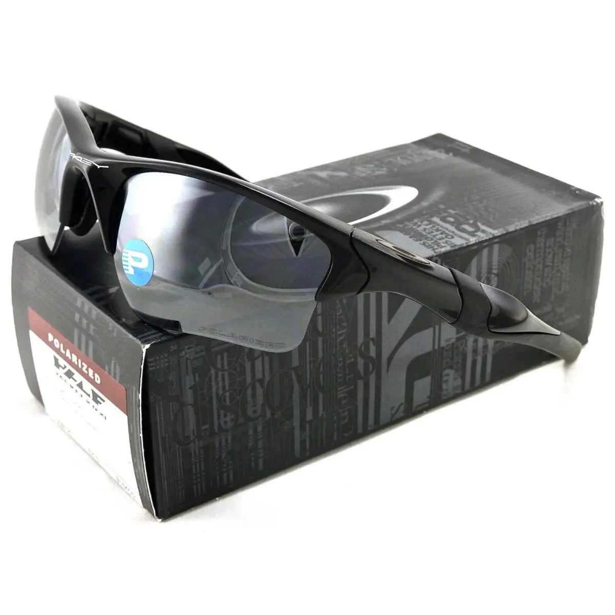 Half Jacket 2.0 XL Sunglasses Black l Black Iridium Polar OO9154-05 by Oakley