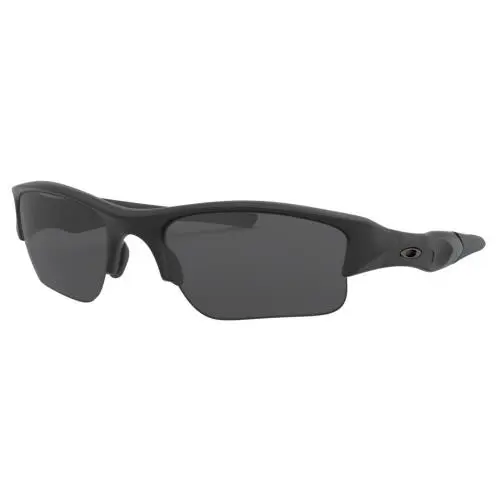 Oakley Flak Jacket Xlj Sunglasses Matte Black l Grey Lens 11-004 - Frame: Matte Black, Lens: Grey