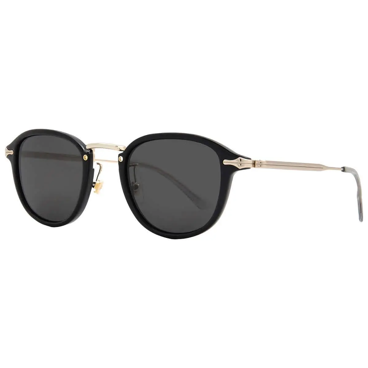 Smoke Square Men`s Sunglasses MB0336S 001 48 MB0336S 001 48 by Montblanc