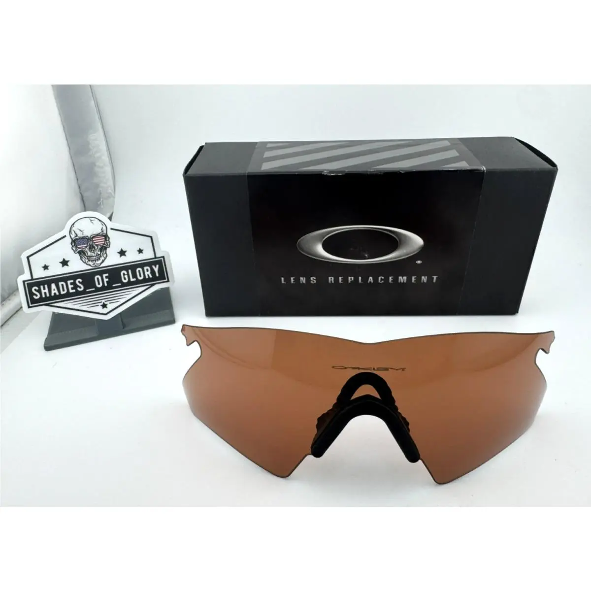 M Frame Heater VR28 Black Iridium Lens Nose Piece Sunglasses by Oakley