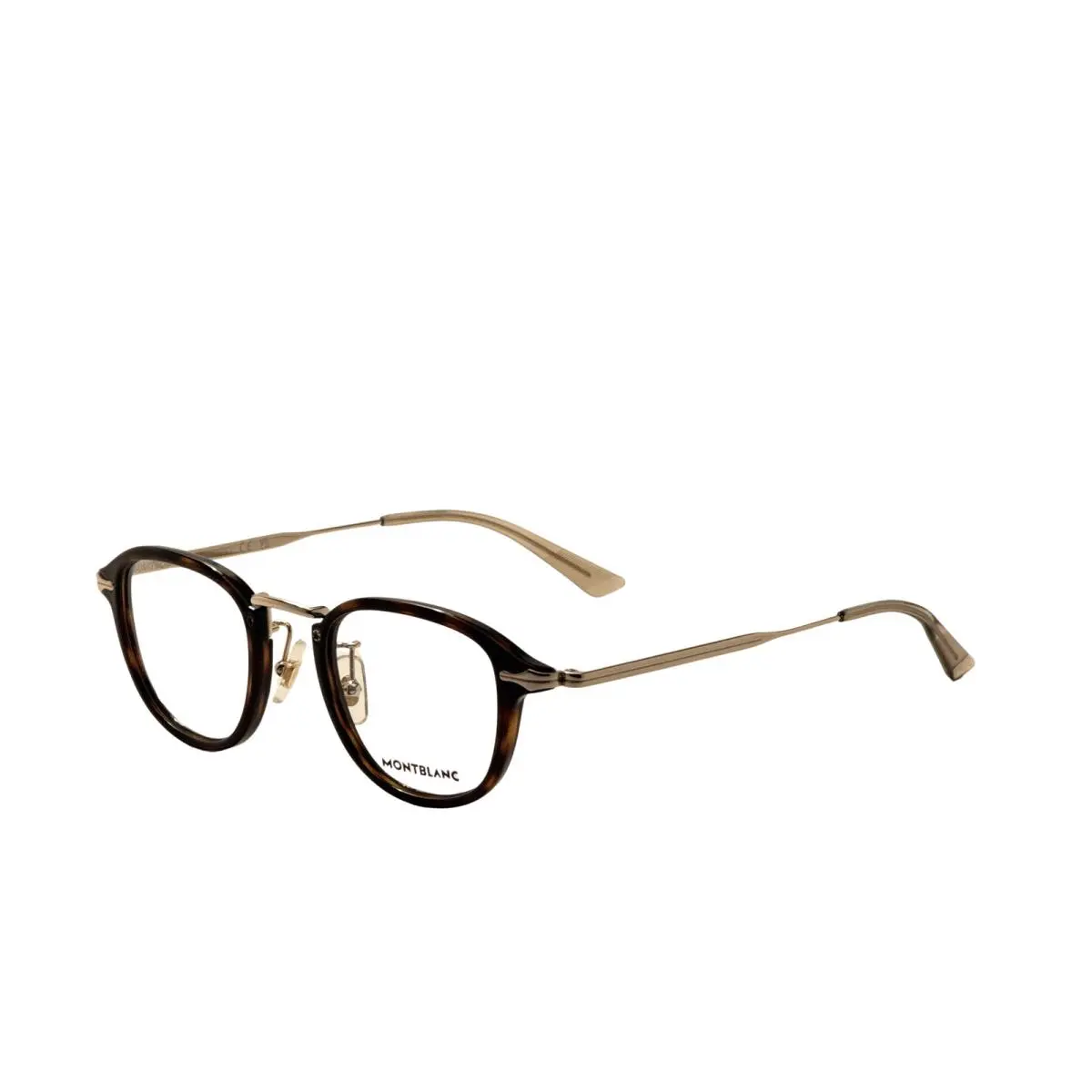 Men`s 48 mm Havana Eyeglasses MB0336O-002-48 by Montblanc