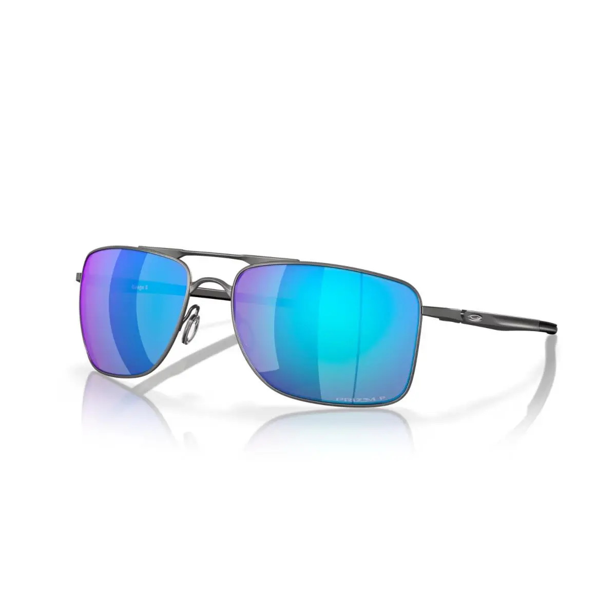 Sunglasses Gauge 8 L OO4124-0662 Matte Gunmetal /prizm Sapphire Polarized by Oakley