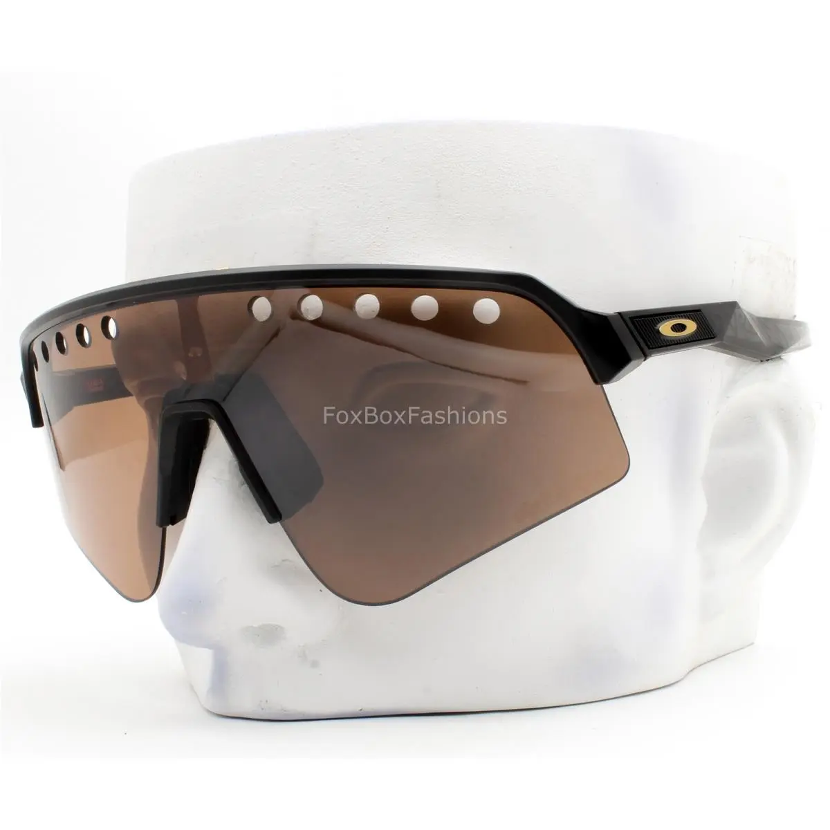Sutro Lite Sweep Sunglasses Troy Lee Matte Black Prizm Brown OO9465-1939 by Oakley