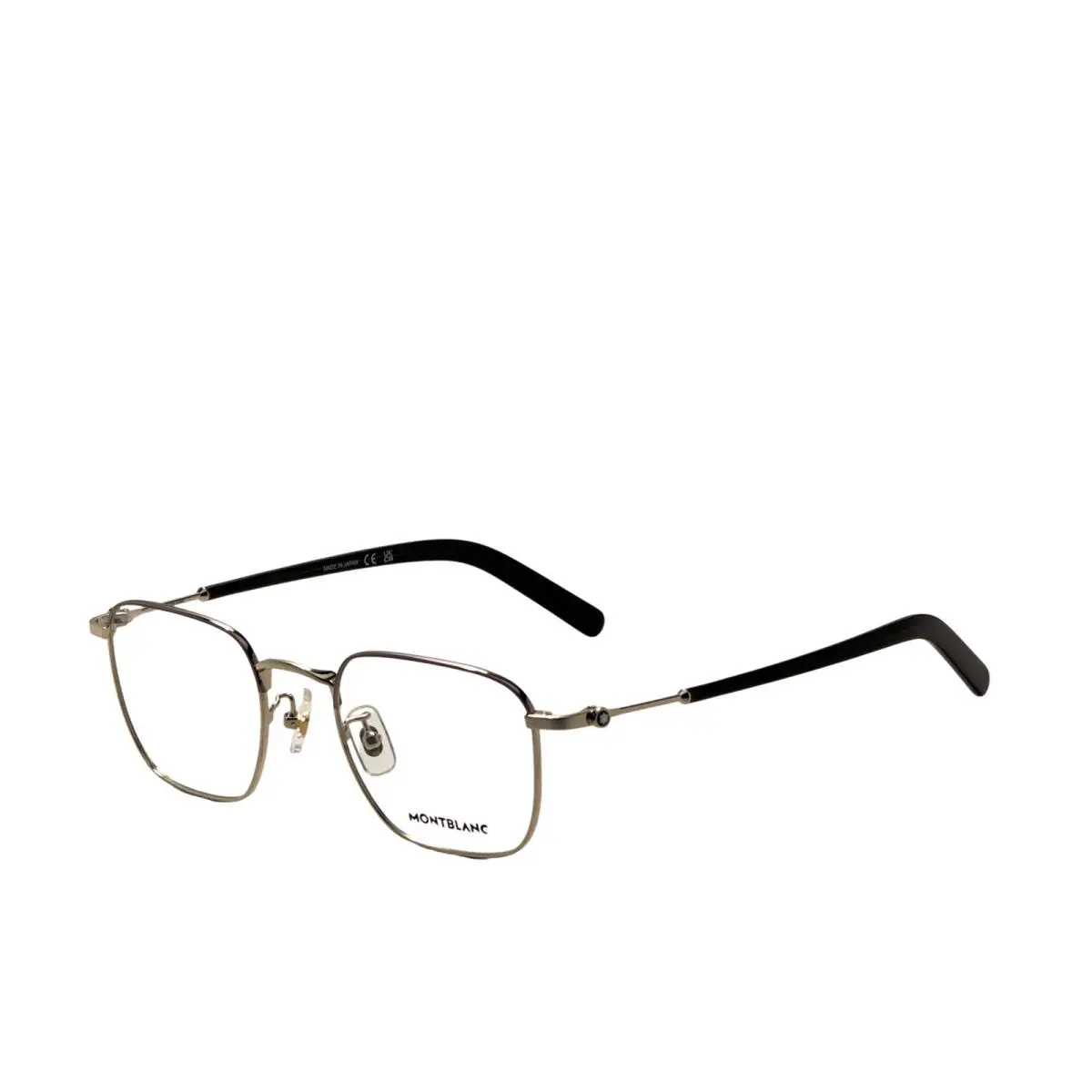 Men`s 52 mm Black Gold Eyeglasses MB0389O-008-52 by Montblanc