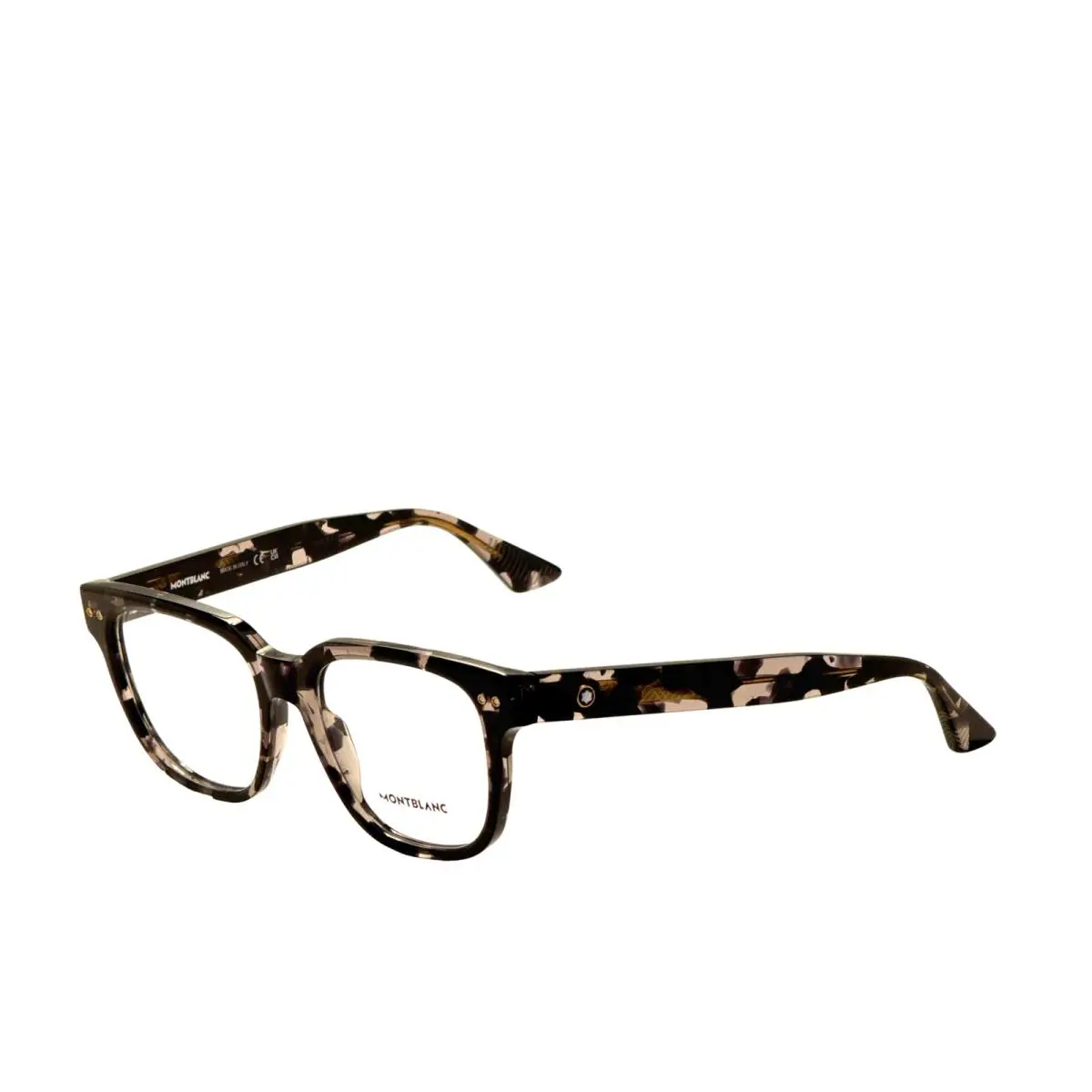 Montblanc Men`s 53 mm Black Tortoise Eyeglasses MB0321O-003-53