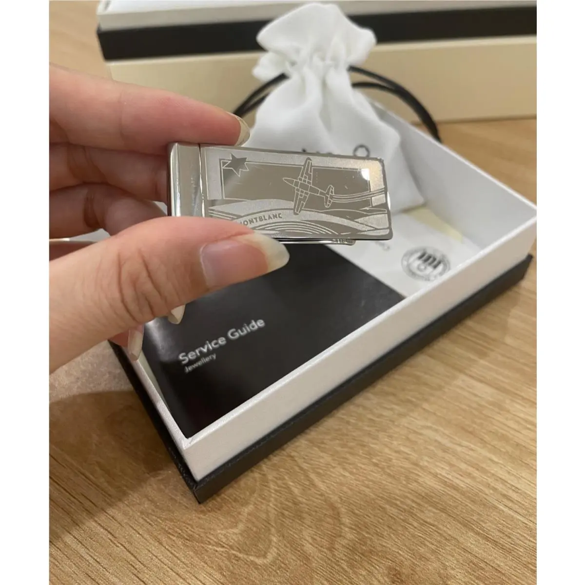 Money Clip Stainless Steel Little Prince Pilot Series Gift-full Box by Montblanc