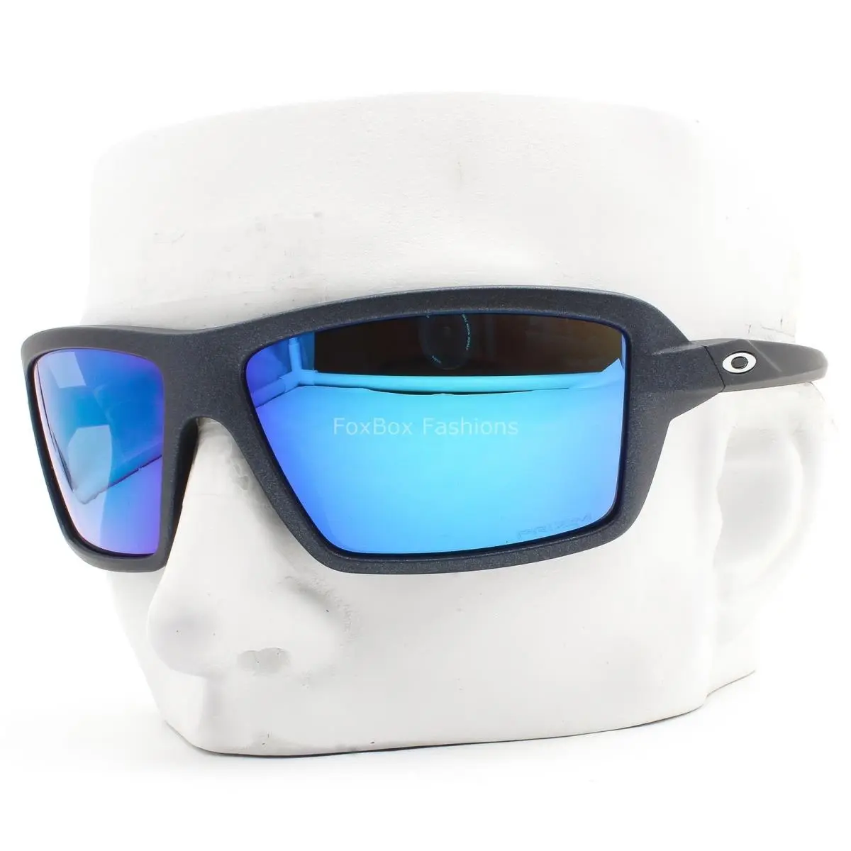 Oakley Cables Sunglasses Blue Steel Prizm Sapphire OO9129-1863 with Pouch
