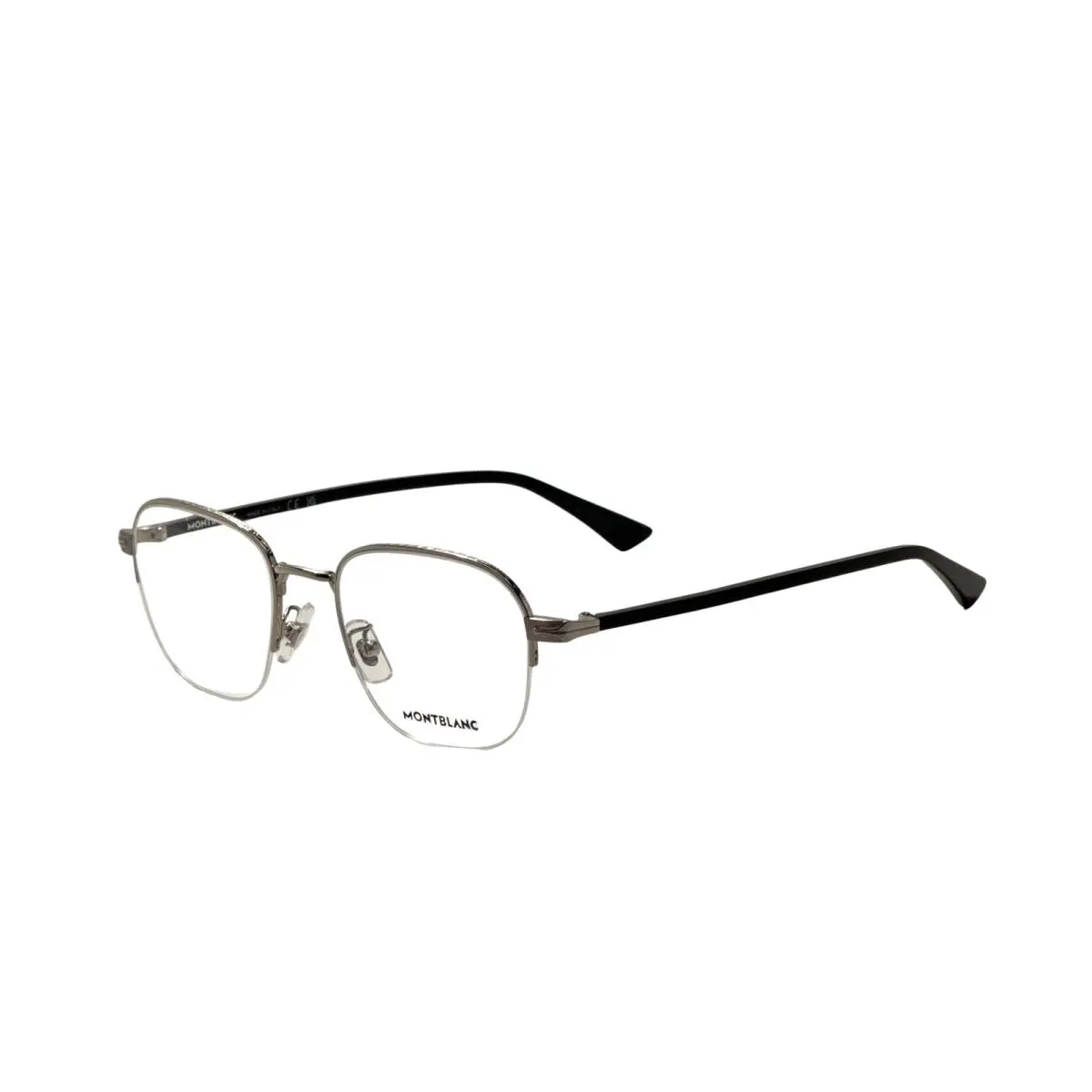 Men`s 53 mm Silver Eyeglasses MB0341O-001-53 by Montblanc