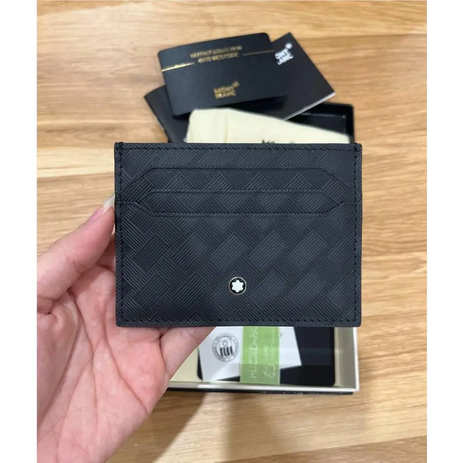 2026 Montblanc Meisterstück 6CC Black Leather Card Holder