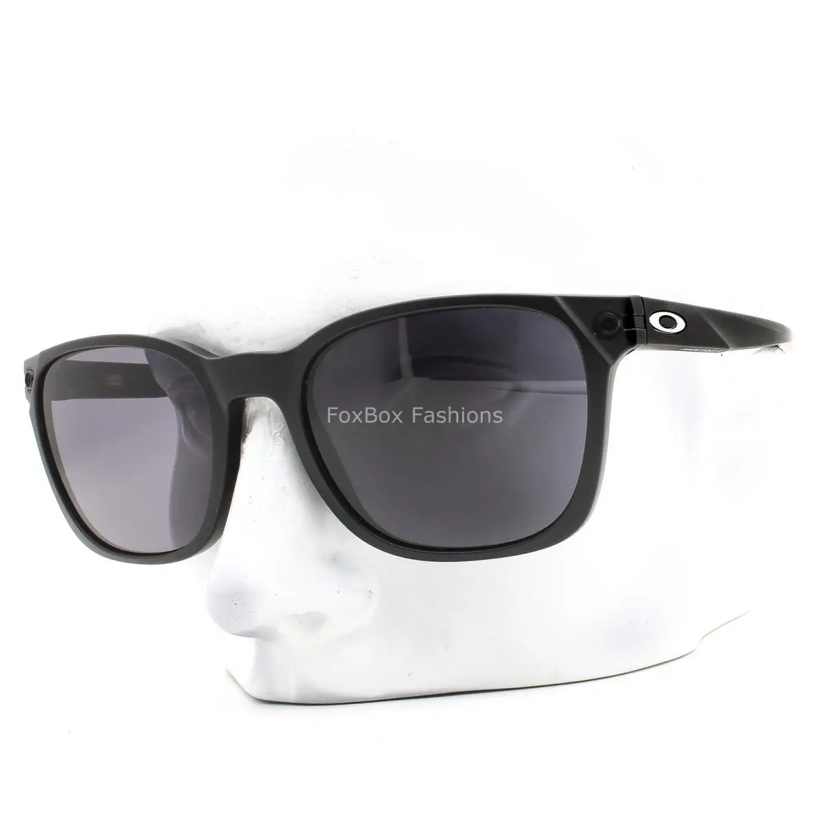 Ojector OO9018-0155 Sunglasses Matte Black Prizm Gray with Pouch by Oakley