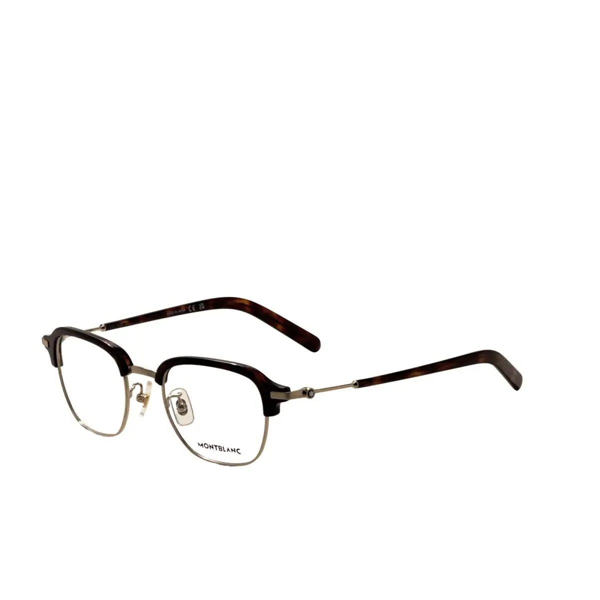 Men`s 50 mm Havana Gold Eyeglasses MB0390O-003-50 by Montblanc