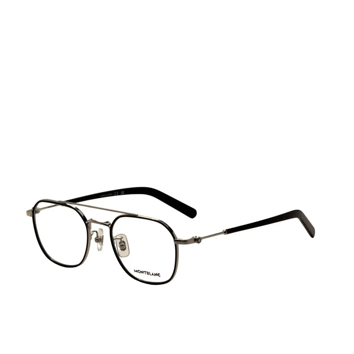 Montblanc Men`s 51 mm Silver Eyeglasses MB0391OA-001-51