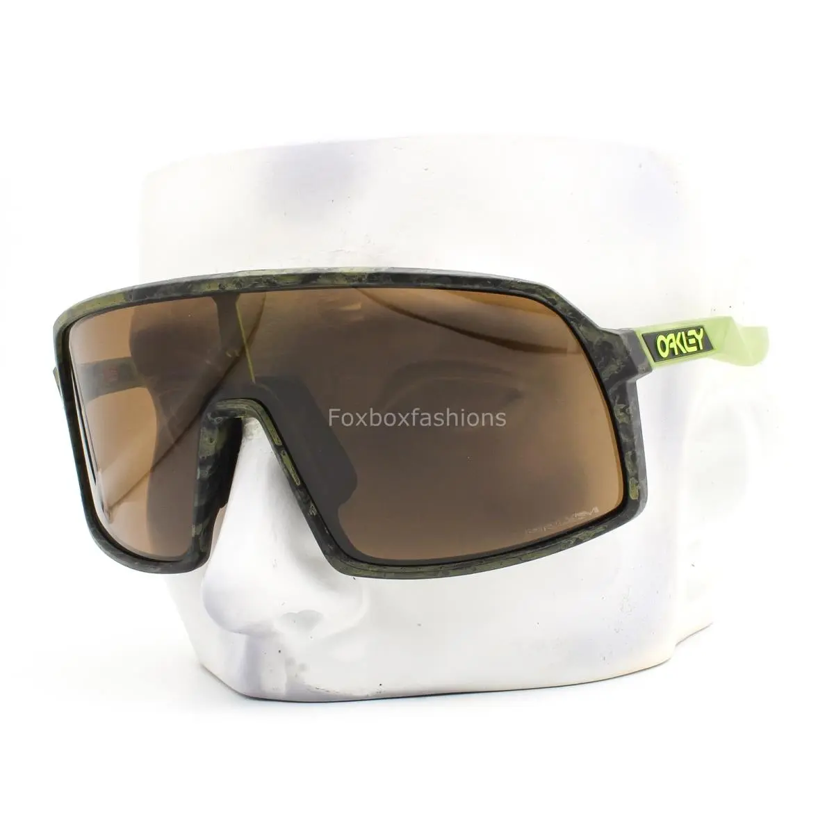 Sutro S Sunglasses OO9462-1128 Matte Fern Green Swirl Prizm Bronze W/case by Oakley
