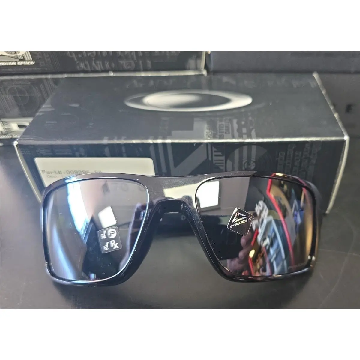 Oakley Fuel Cell Polished Black Ink Lens Ice Iridium Polarized OO9096-84