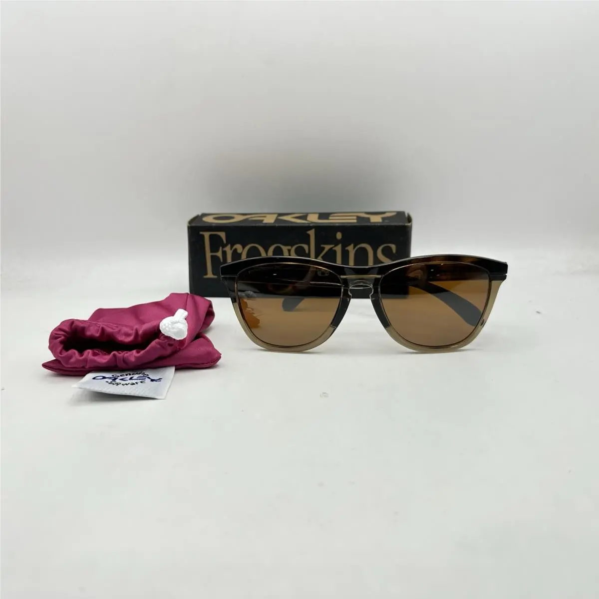 Oakley Frogskins Range Square Polarized Mirror Sunglasses OO9284 Tortoise