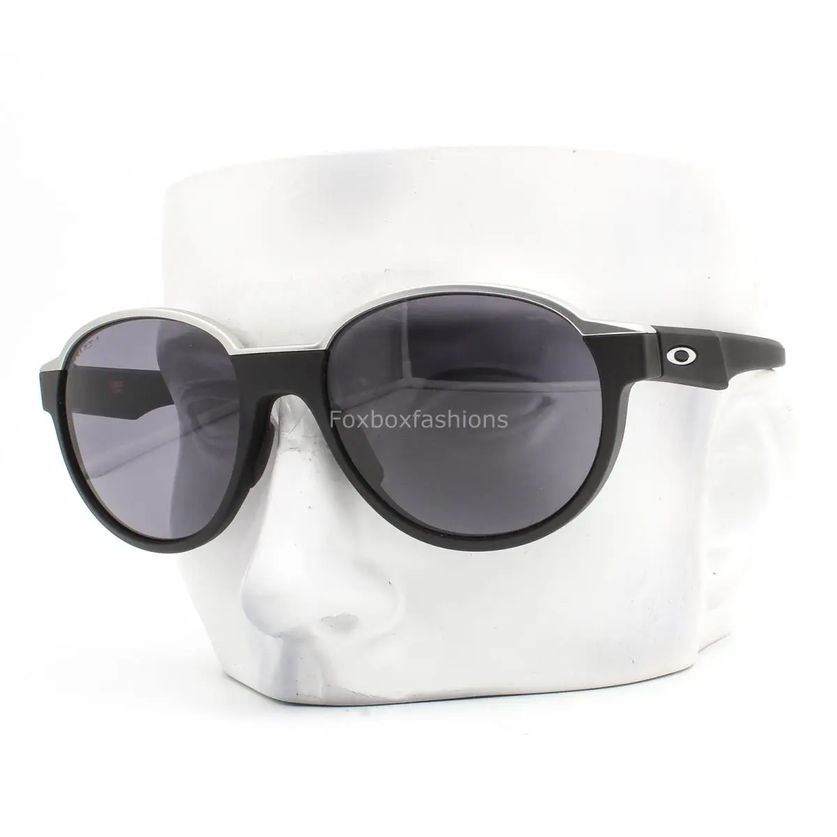 OO4144-0153 Coinflip Sunglasses Matte Black Steel Prizm Gray W/case by Oakley