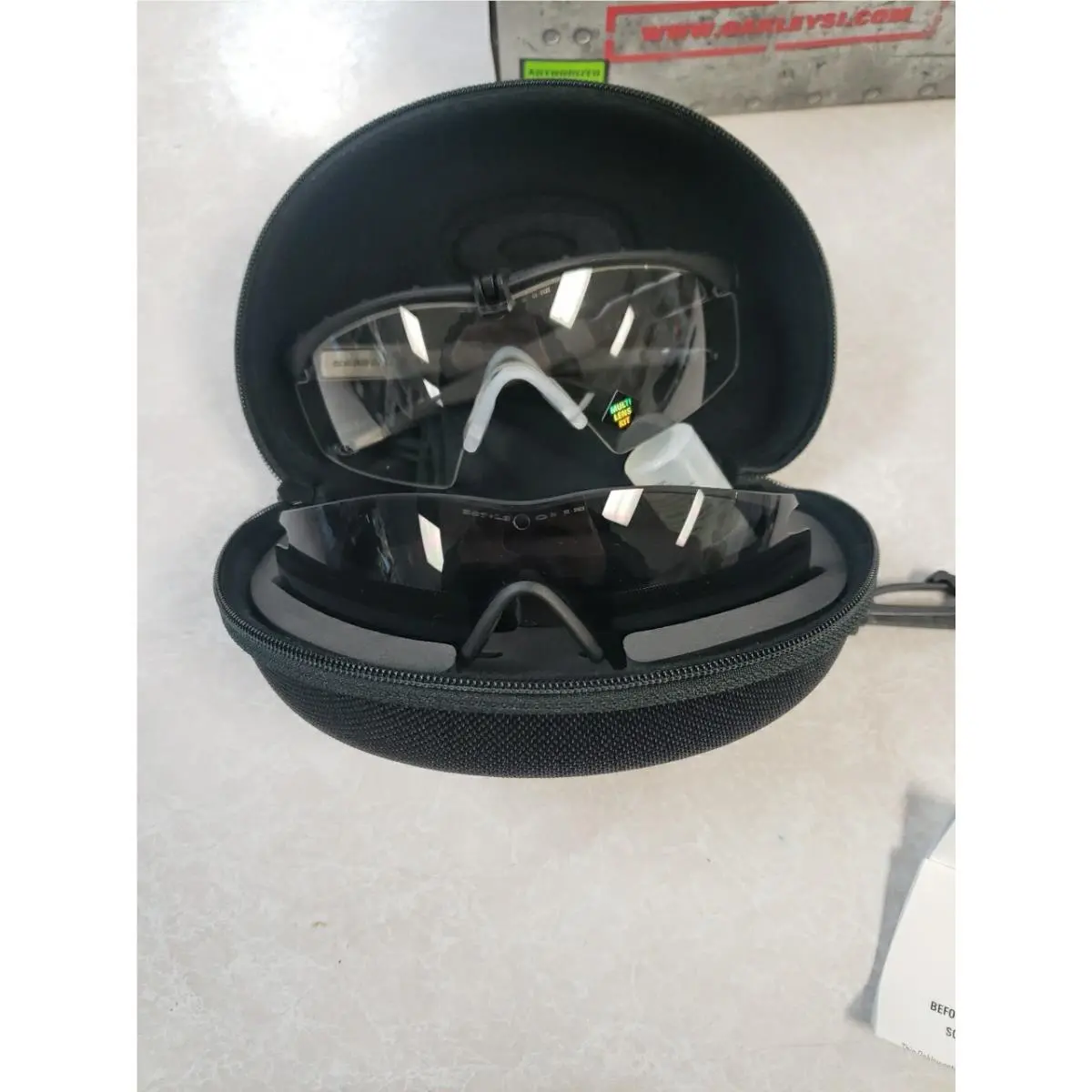 SI Ballistic M Sunglasses Frame 2.0 with Protective Case by Oakley