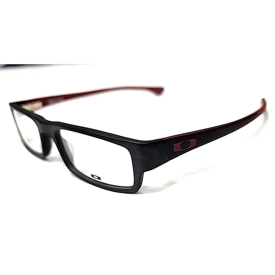 OX1066-0451 Servo Black Rectangle Purple Eyeglasses 51-18 140 Case Pouch by Oakley