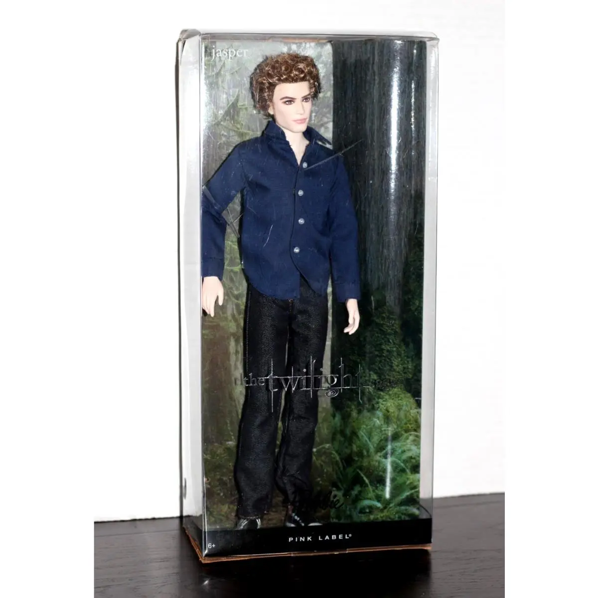Barbie Twilight Saga Doll Breaking Dawn Jasper Pink Label Mattel Y5190 Nrfb