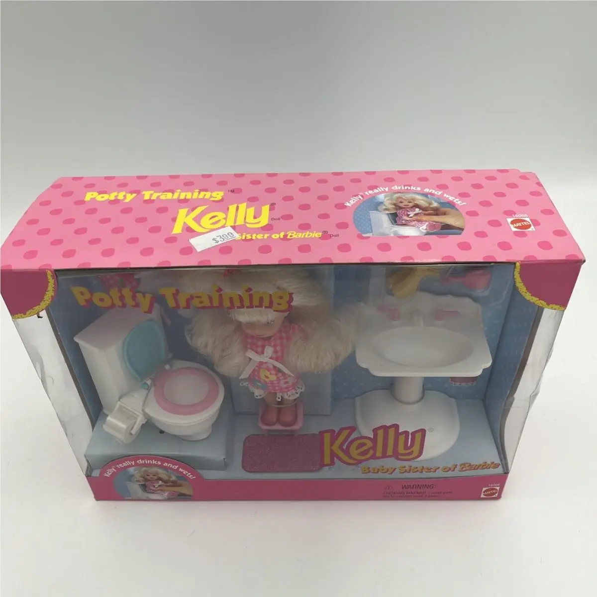 Potty Training Kelly Doll Baby Sister of Barbie 1996 Mattel