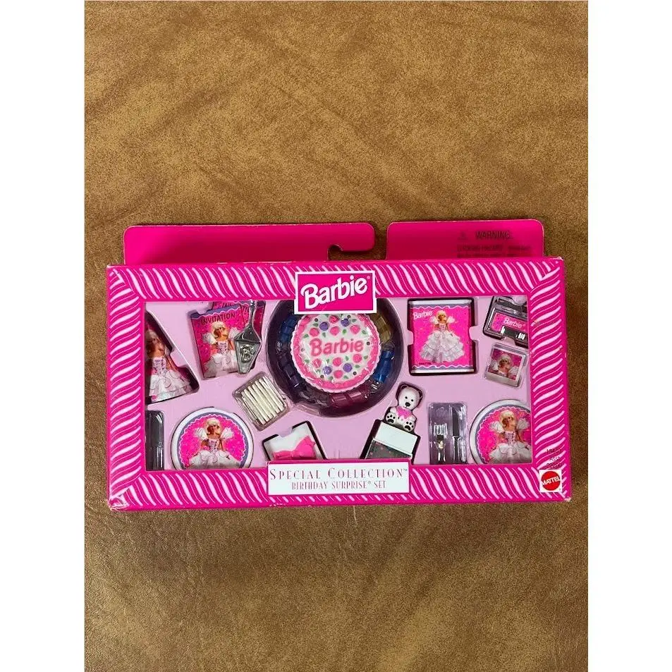 1998 Barbie Special Collection Birthday Surprise Set Mattel 22200