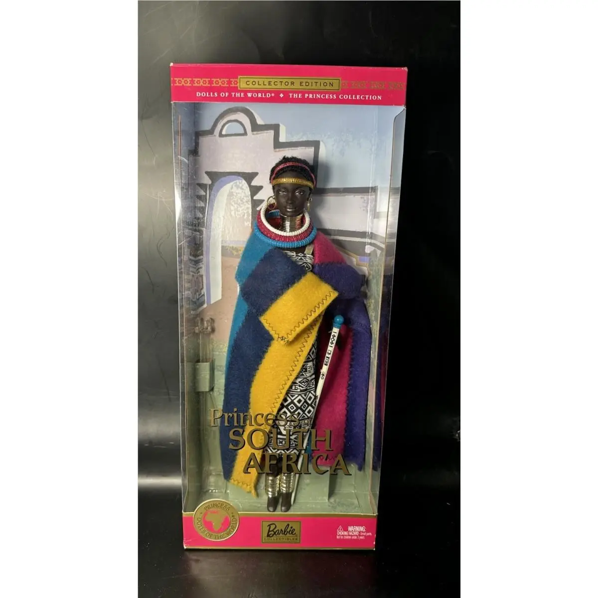 Black Barbie Princess of South Africa Doll Dolls of The World Collection 2002