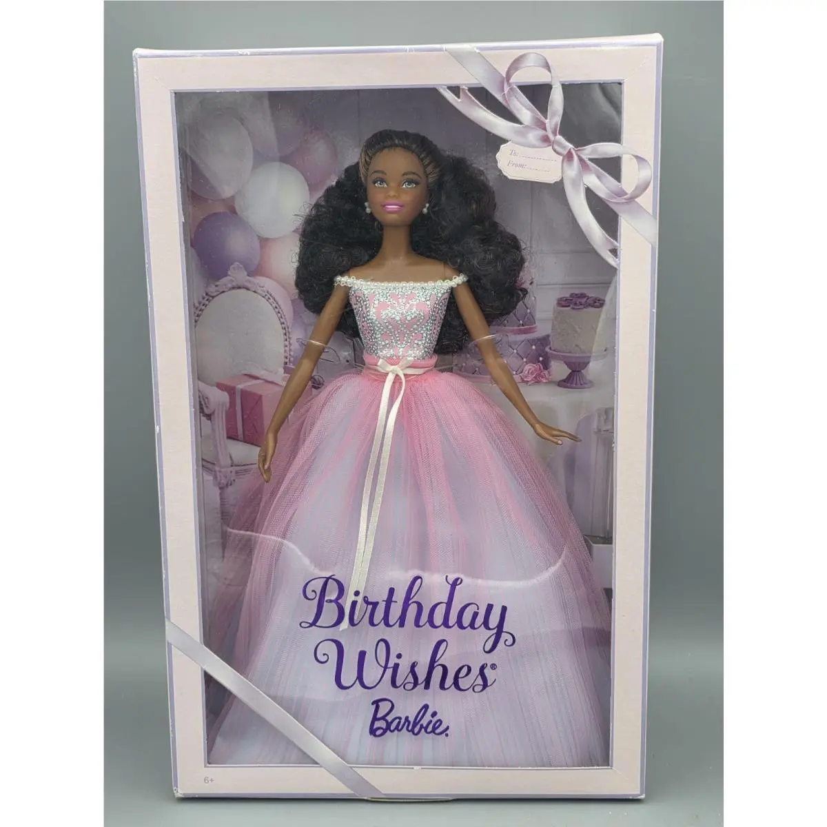 2016 Mattel Birthday Wishes Barbie Doll African American DVP50 Nrfb