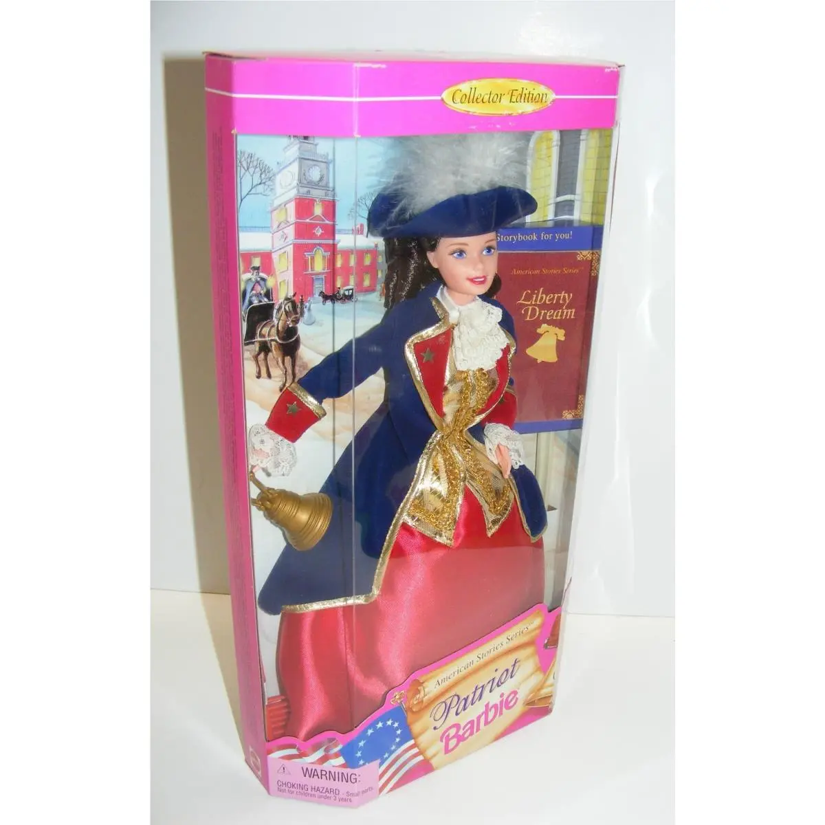 1996 Patriot Barbie Doll Liberty Bell Mattel American Stories B-2