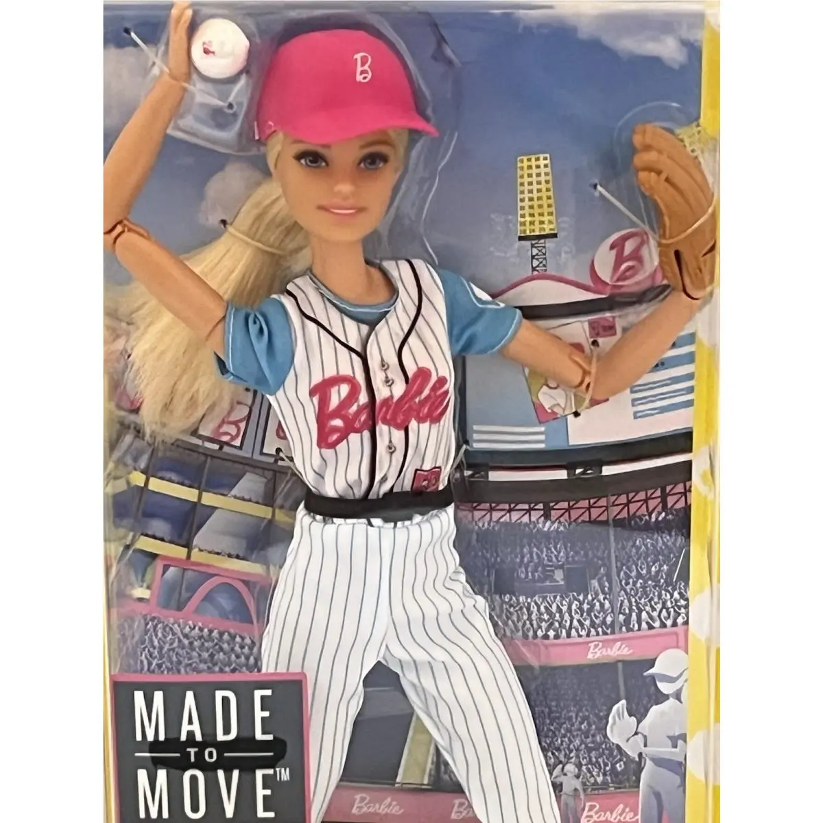 Barbie Baseball Doll Made to Move Ultimate Posable
