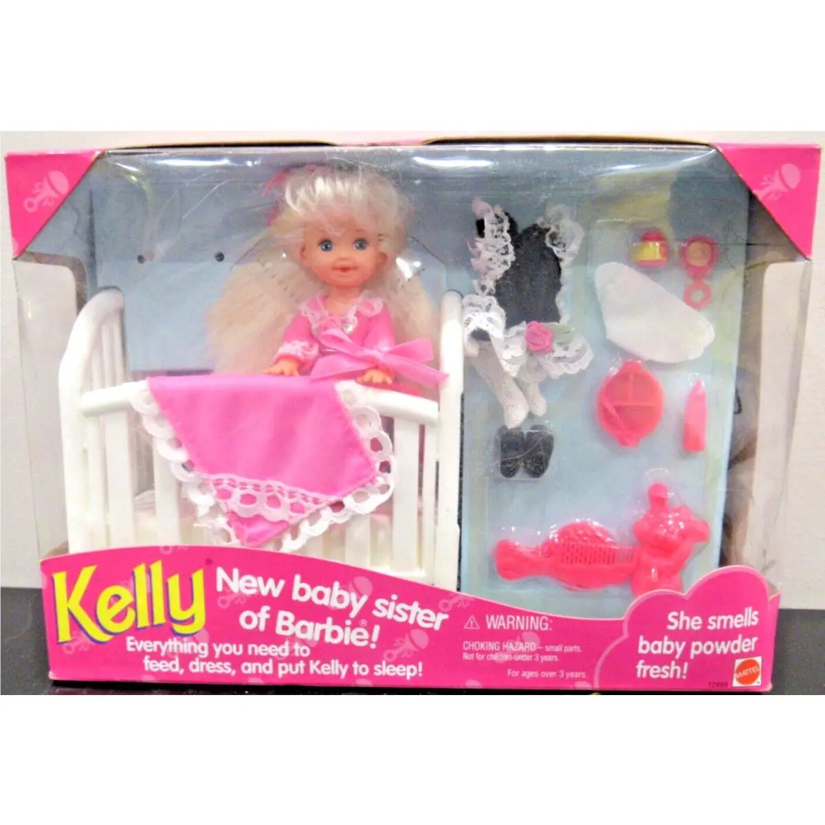 Mib/nrfb Kelly Baby Sister OF Barbie 12489 Circa Mattel 1994