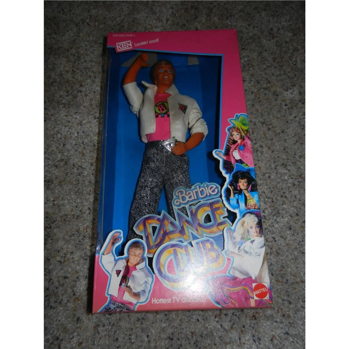 1989 Barbie Boyfriend Dance Club Ken Lookin` Cool Nrfb 3511