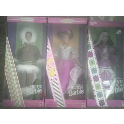 Mattel Barbie Eskimo Doll Arctic Second Edition French Barbie Third Native Ame