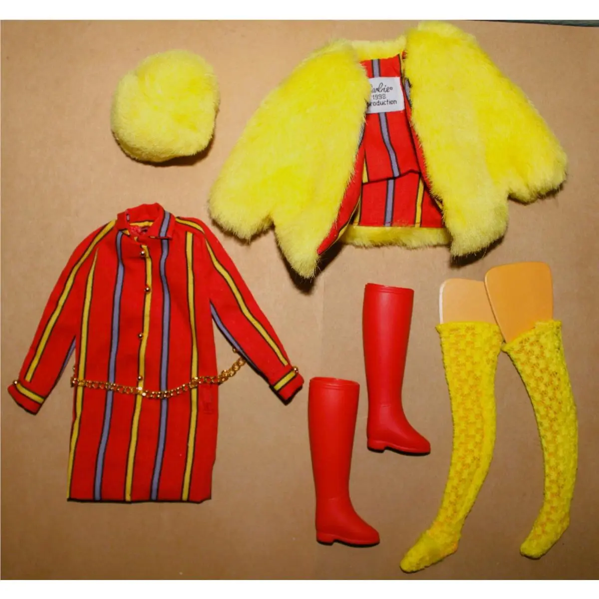 Barbie 1860 Smasharoo 1968` Mod Fashion Reproduction Collectors Request 1997`