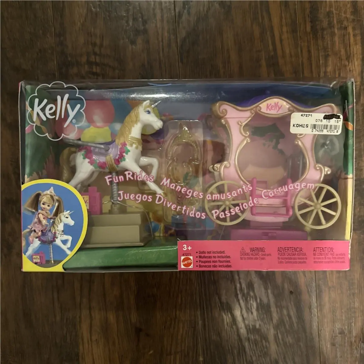 Barbie Kelly Fun Rides Set 2002 Mattel 47271 Carriage