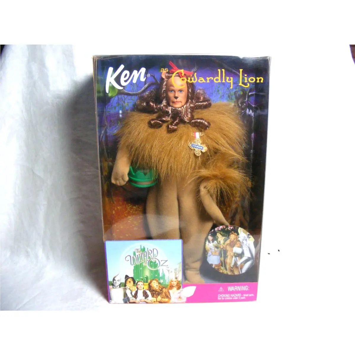 1999 Barbie Collectable Ken as The Cowardly Lion The Wizard of Oz Mattel 25814
