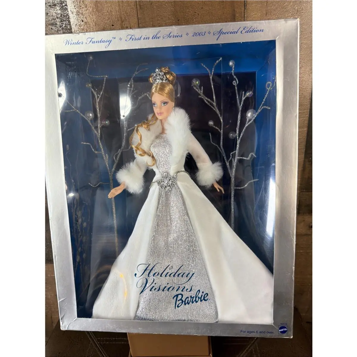 2003 Vintage Winter Fantasy Barbie Doll Holiday Visions 1st Series Special Ed