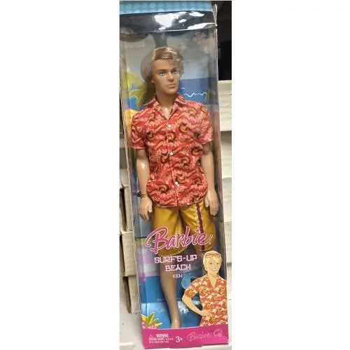 Barbie Surf’s-up Beach Ken Doll 2007 Mattel L9548 Nrfb Beach Collection